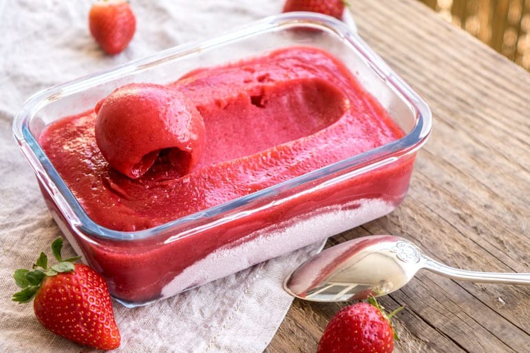 Glace-à-la-Fraise